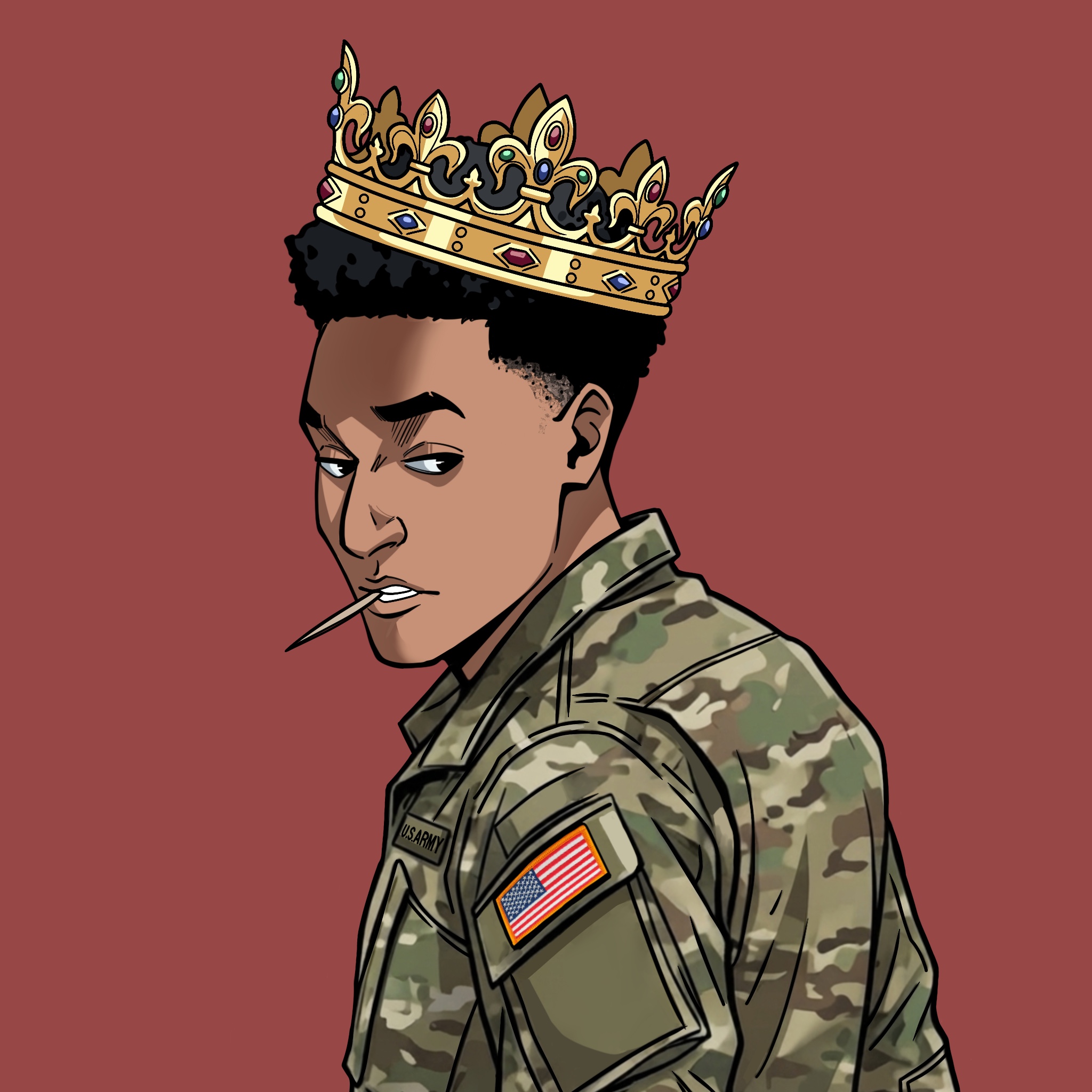 ANSEMS crown character artwork